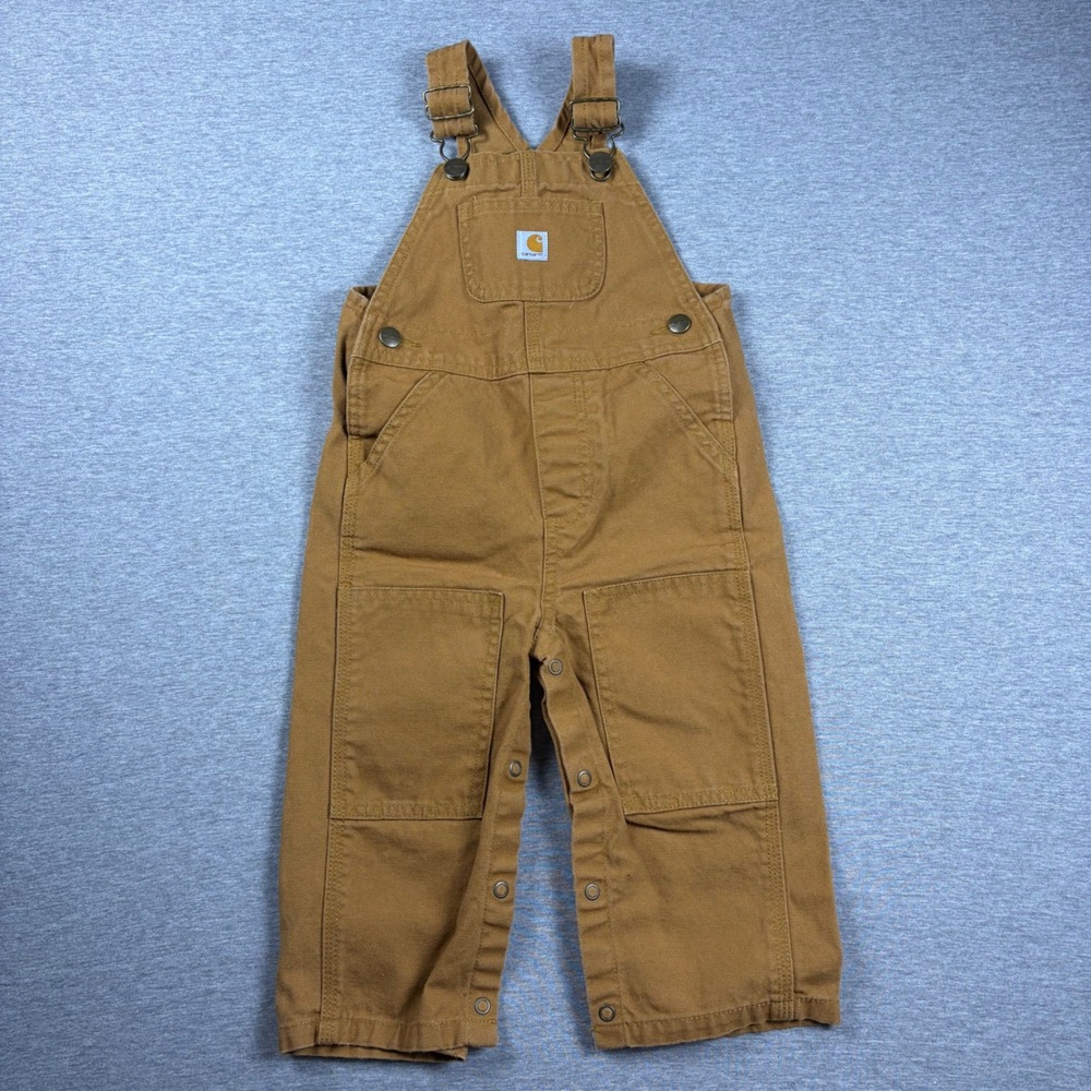 Carhartt Overalls 18M Double Knee Brown Duck Workwear Rugged